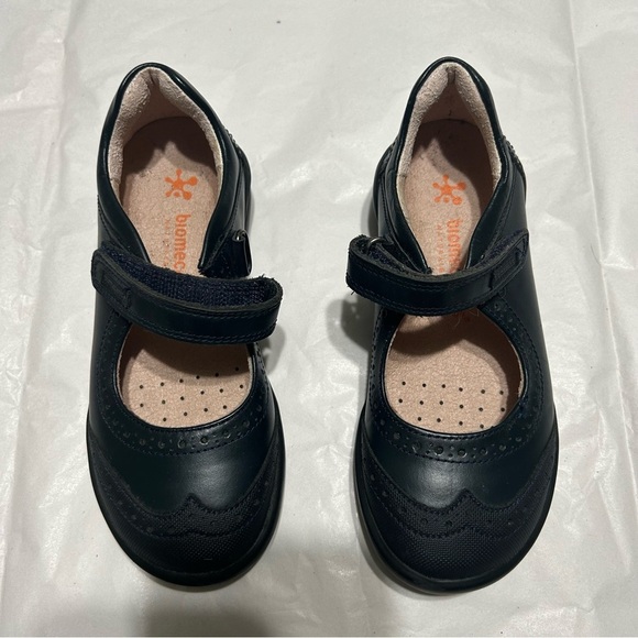 Biomechanics Black Leather Mary Jane Flats - Picture 2 of 7